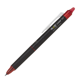 Penna sfera a scatto frixion ball clicker synergy - punta 0,5 mm - rosso - pilot