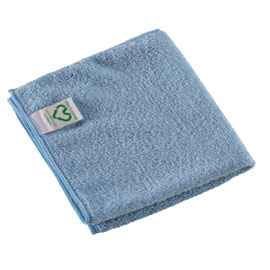 Panno r-microtuff swift - microfibra - tessuto riciclato - 35 x 38 cm - blu - vileda - conf. 5 pezzi