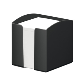 Portamemo eco - 100 x 105 x 100 mm - nero - durable