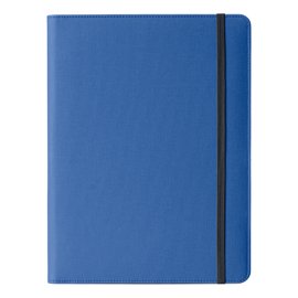 Portablocco meet - con elastico - 31 x 25 x 1,4 cm - blu - intempo