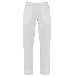 Pantalone da donna cameron - taglia l - bianco - giblor's