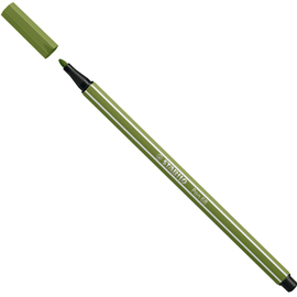 Pennarello pen 68 - verde mimetico - 35 - stabilo