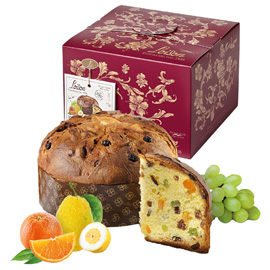 Panettone classico - linea top barocco - tradizionale - 500 gr - loison