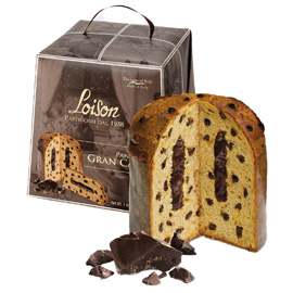 Panettone gran cacao - linea tuttigiorni - in astuccio - cioccolato - 600 gr - loison