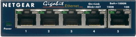 Prosafe switch 5 porte 1000base-t - alimentatore esterno - metal case -