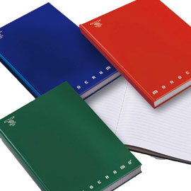 Quaderno a5 cartonato 60fg+2 80gr 1rigo monocromo pigna