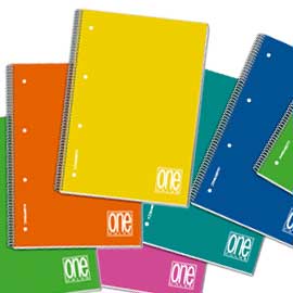 Quaderno spiralato ppl 162x210 a5 80fg+1 80gr 5mm one color blasetti