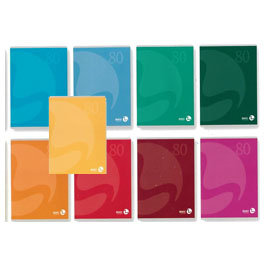 Quaderno cartonato a5 80gr 96fg+1 4mm color 80 bm