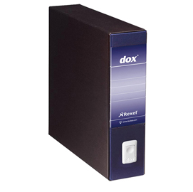Registratore dox 9 blu 35x31,5cm dorso 8cm rexel