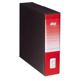 Registratore dox 9 rosso 35x31,5cm dorso 8cm rexel