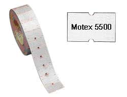 Rotolo 1000 etichette 21x12mm bianche rimovibili x towa gs-gm-motex 5500