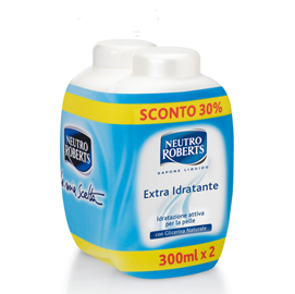 Ricarica bis 600ml sapone liquido hydrattiva neutro roberts