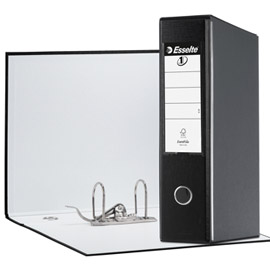 Registratore eurofile g53 nero dorso 8cm f.to commerciale esselte