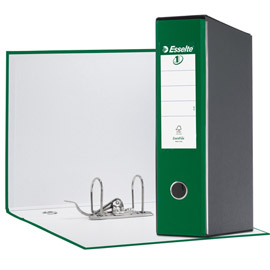 Registratore eurofile g53 verde dorso 8cm f.to commerciale esselte