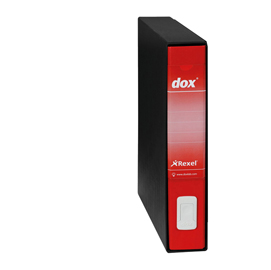 Registratore dox 5 rosso dorso 5cm f.to protocollo rexel