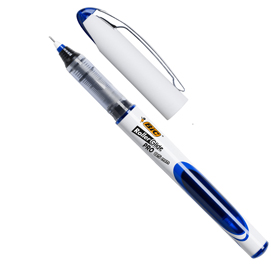 Roller glide pro 537 punta ago 0,5mm blu bic