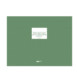 Registro acquisti/pagamenti professionisti 24x34cm 19pg e2173 edipro
