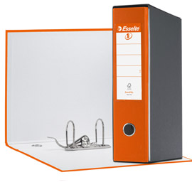 Registratore eurofile g53 arancio dorso 8cm f.to commerciale esselte