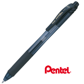 Roller a scatto energel x bl107 nero 0.7mm pentel