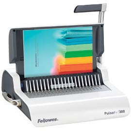 Rilegatrice manuale pulsar+300 a dorso plastico fellowes