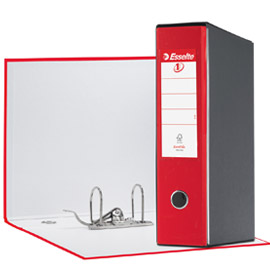 Registratore eurofile g53 rosso vivida dorso 8cm f.to commerciale esselte