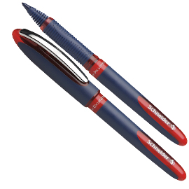 Roller one business punta ultra smooth 0,6mm rosso schneider