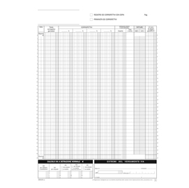 Registro blocco corrispettivi per dettaglianti 24pag.autoric. Se168524c00 semper