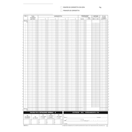 Registro blocco corrispettivi per dettaglianti - 12 pagine - autoricalcanti - formato 29,7x21,5 cm - 168512c00 - flex