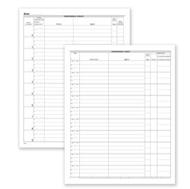 Registro corrispondenza arrivo/partenza - 50 pagine - 31x24,5cm - du138000000 - semper