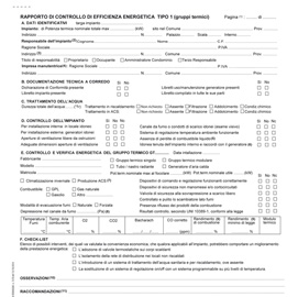 Rapporti controllo efficienza energetica reg, emilia romagna - t1 a 29,7x214 cm - snap 3c - conf. 25 pezzi