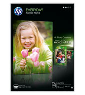 Risma 100 fg carta fotografica hp everyday photo paper lucida a4 200g