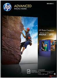 Risma 25 fg carta fotografica hp advanced photo paper lucida a4
