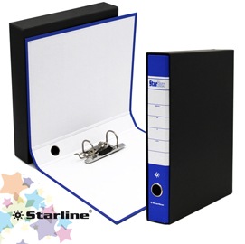 Registratore starbox f.to protocollo dorso 5cm blu starline