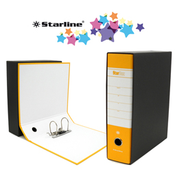 Registratore starbox f.to commerciale dorso 8cm giallo starline