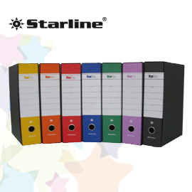 Registratore starbox f.to protocollo dorso 8cm arancio starline