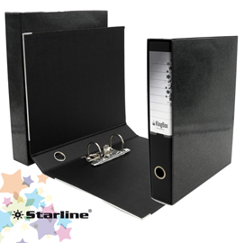 Registratore kingbox f.to protocollo dorso 5cm nero starline