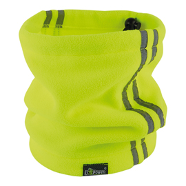 Scaldacollo in pile taglia unica giallo fluo u-power