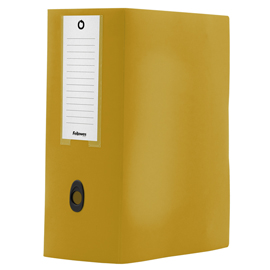 Scatola progetto plus holos - 25x35 cm - dorso 15 cm - giallo sabbia - fellowes