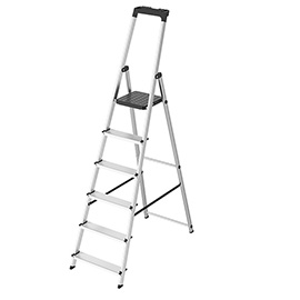 Scala in alluminio - 6 gradini - verdelook