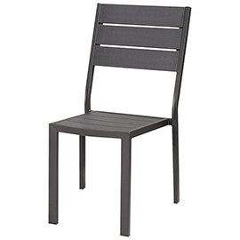 Sedia tenerife - 62 x 45 x 88 cm - grigio - verdelook