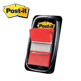 Segnapagina post-it 680-1 rosso 25.4x43.6mm 50fg index