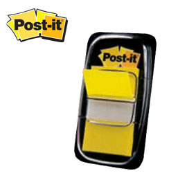 Segnapagina post-it 680-5 giallo 25.4x43.6mm 50fg index