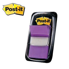 Segnapagina post-it 680-8 porpora 25.4x43.6mm 50foglietti