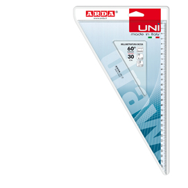 Squadra uni arda 60° 30 cm