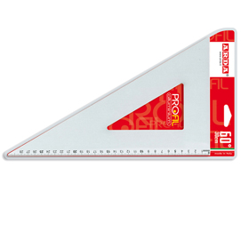 Squadra profil alluminio 60° 30cm arda