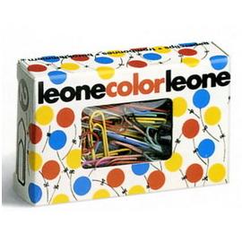 Scatola 50 fermagli metallo color n.4 mm32 antiruggine leone