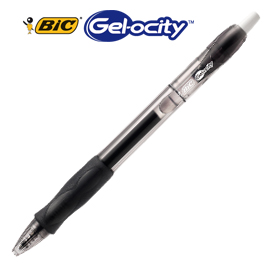 Scatola 12 penna sfera scatto gelocity 0,7mm nero bic