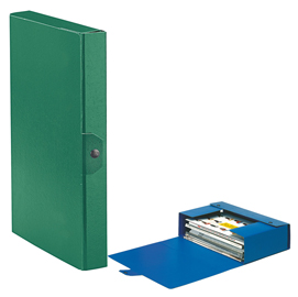 Scatola progetto c24 25x35cm dorso 4 verde esselte