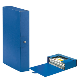 Scatola progetto c26 25x35cm dorso 6 blu esselte