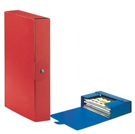 Scatola progetto c26 25x35cm dorso 6 rosso esselte